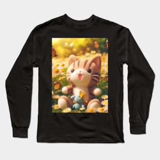 Discover Adorable Baby Cartoon Designs for Your Little Ones - Cute, Tender, and Playful Infant Illustrations! Long Sleeve T-Shirt